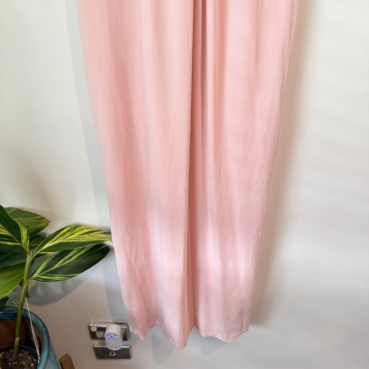 Light Pink Strapless Maxi Dress - U/Arm 39cm