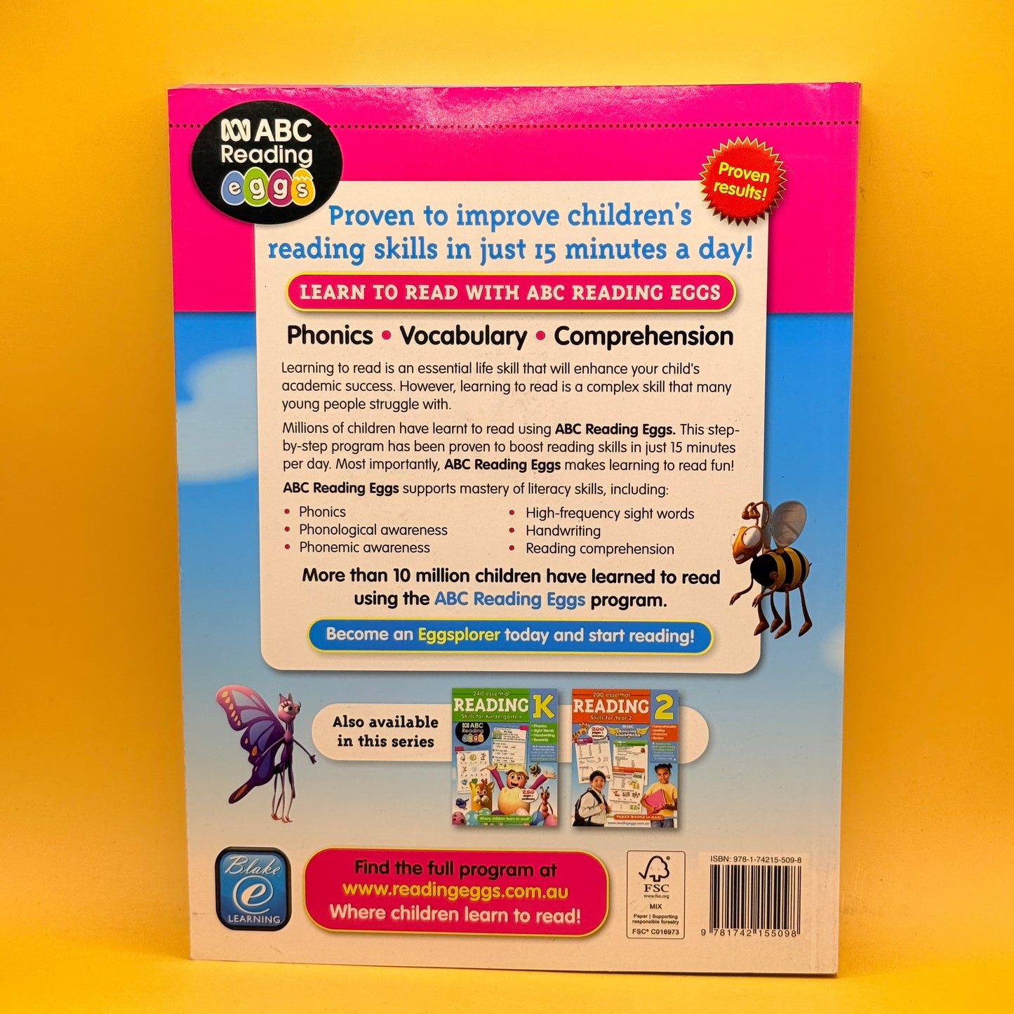 240 Essential Reading Skills for Year 1 by ABC Reading Eggs