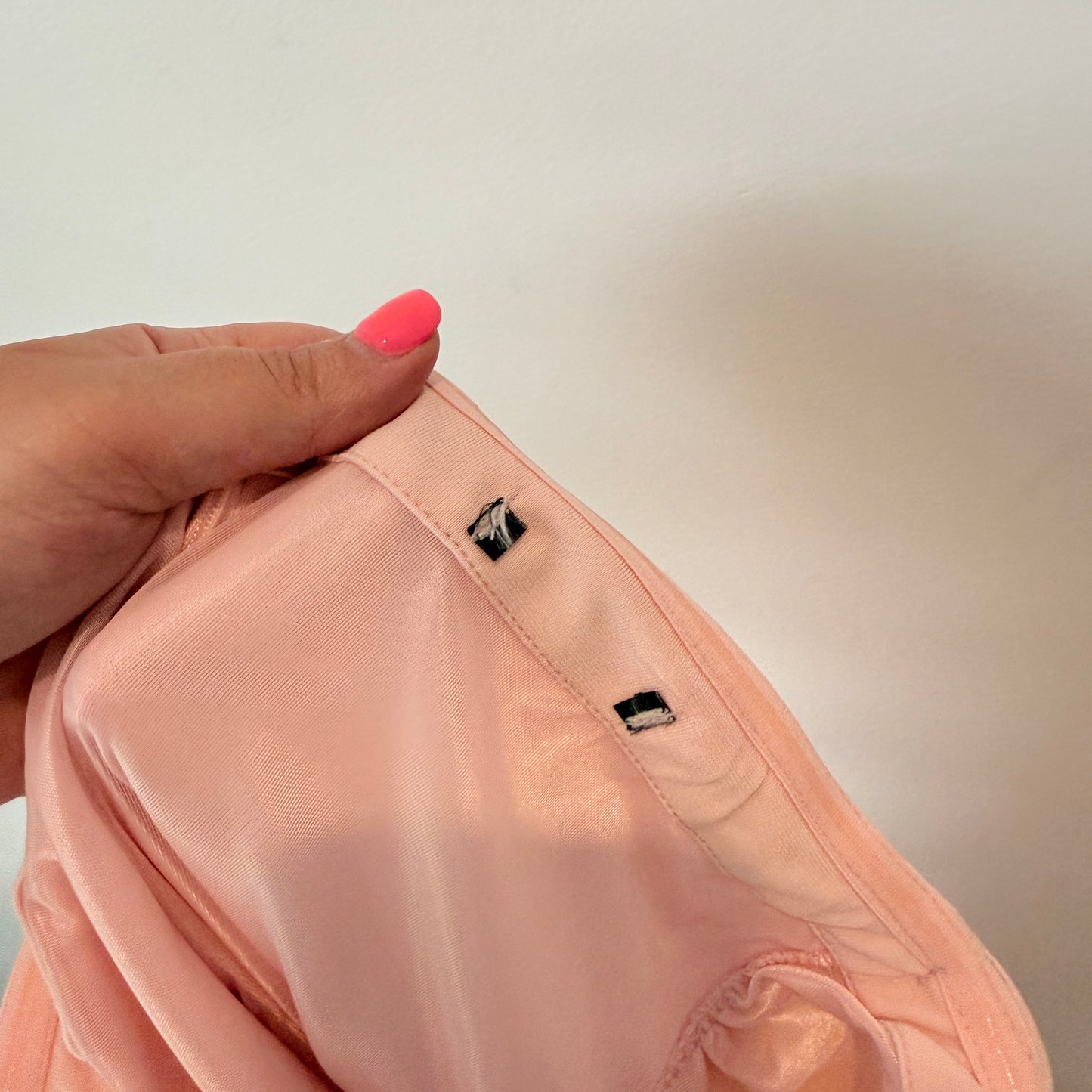 Light Pink Strapless Maxi Dress - U/Arm 39cm