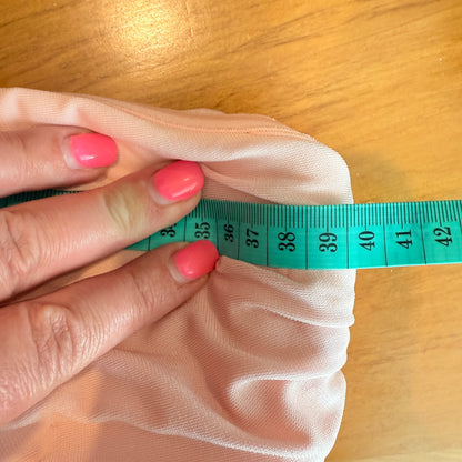 Light Pink Strapless Maxi Dress - U/Arm 39cm