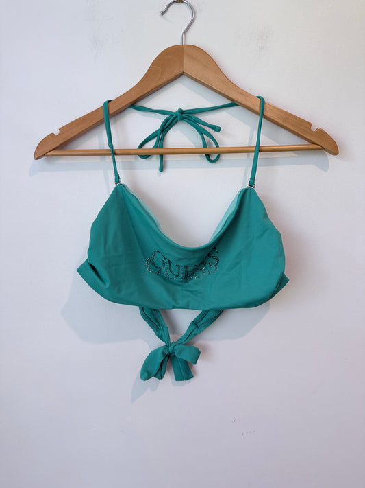 Guess Size U/Arm to U/Arm 38cm Halter Bikini Top