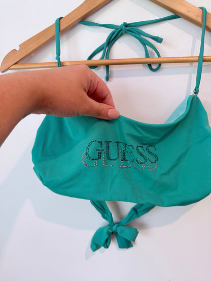 Guess Size U/Arm to U/Arm 38cm Halter Bikini Top