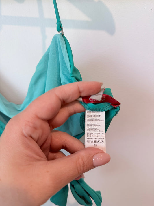 Guess Size U/Arm to U/Arm 38cm Halter Bikini Top