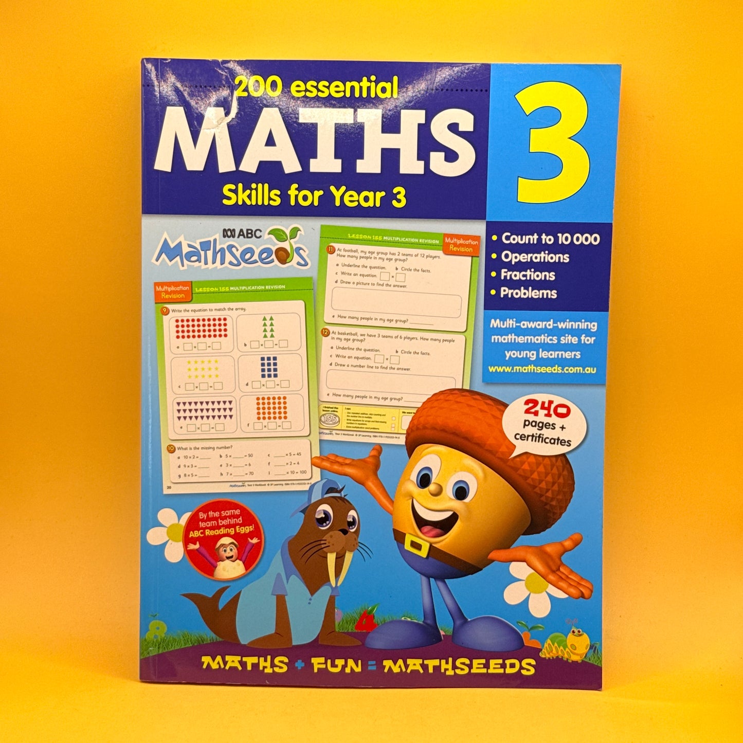 200 Essential Maths Skills for Year 3 by ABC Mathseeds