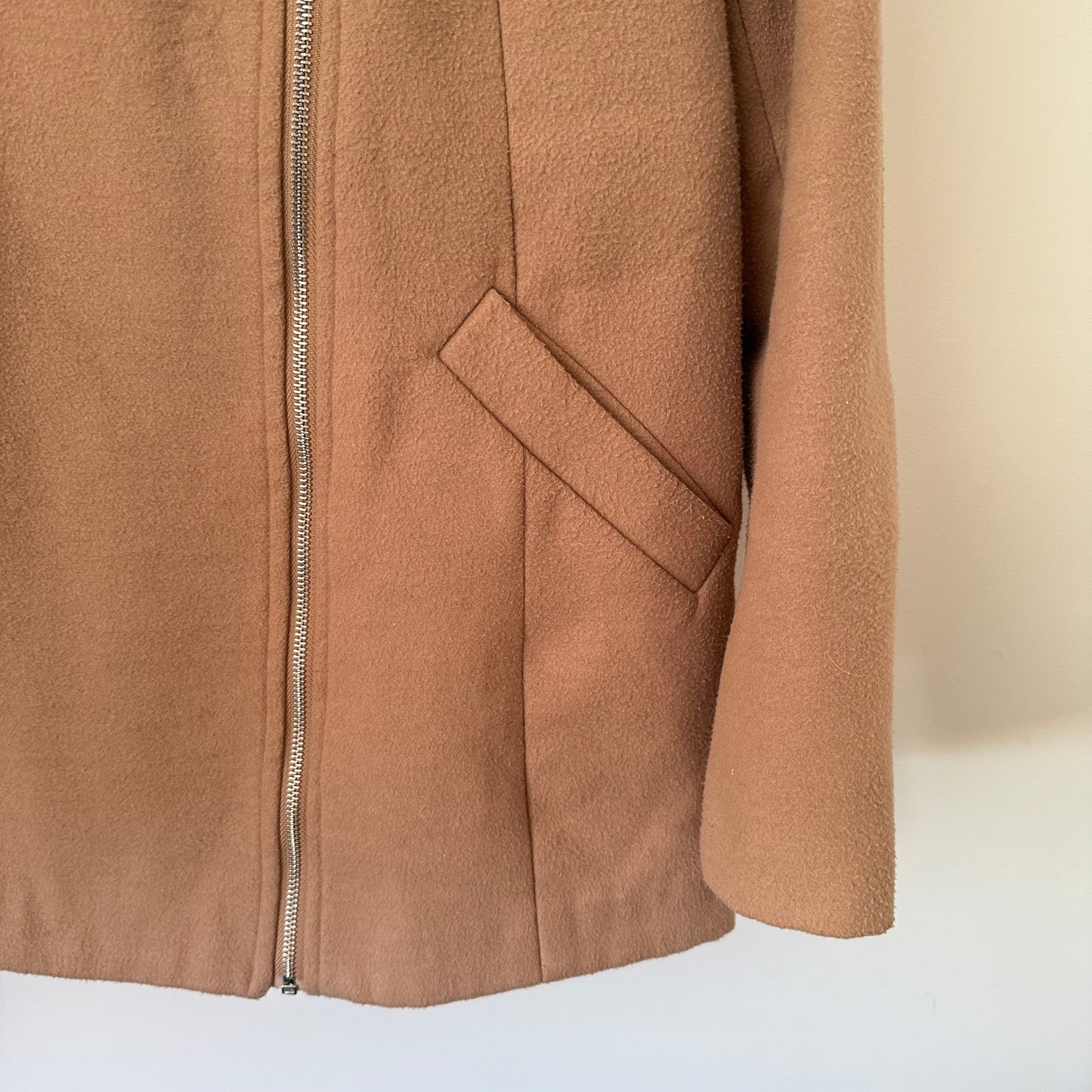 Dotti Size 10 Beige Overcoat