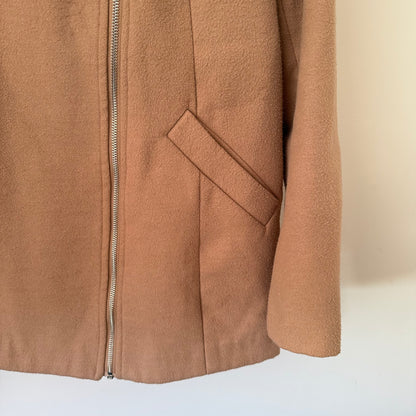 Dotti Size 10 Beige Overcoat