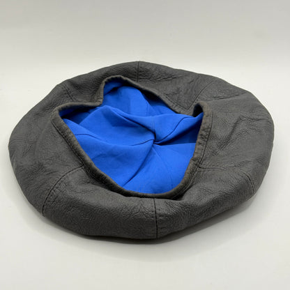Leather Beret Grey – One Size