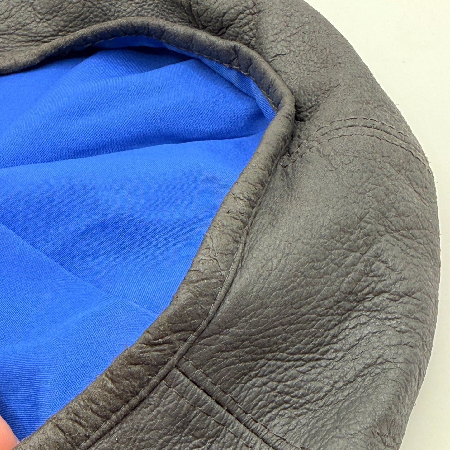 Leather Beret Grey – One Size