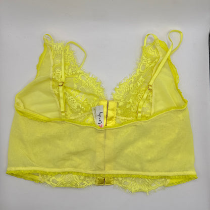Lonely Vibrant Yellow Lace Bralette – 10B / 32B