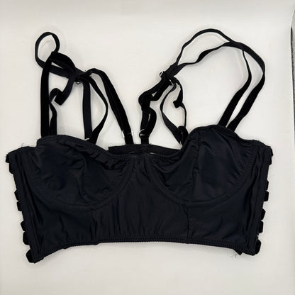 Lonely Black Multi-Strap Underwire Bra – 8C / 30C