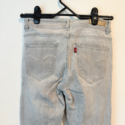 O.SA Size M Gray Straight-Leg Jeans