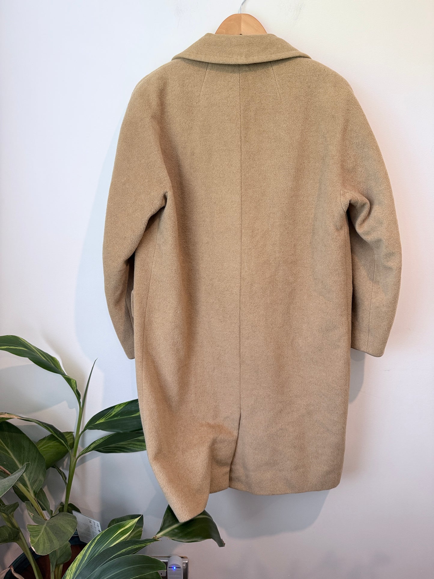 Camelhair Size U/Arm to U/Arm 58cm Vintage-Style Long Coat