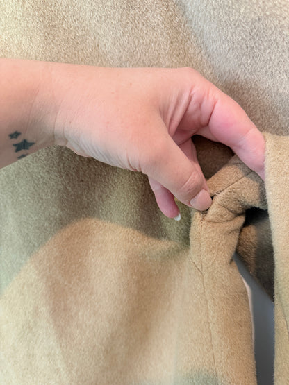 Camelhair Size U/Arm to U/Arm 58cm Vintage-Style Long Coat