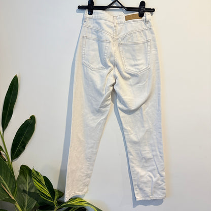 Cotton On Size 6 White Slim-Leg Denim Jeans