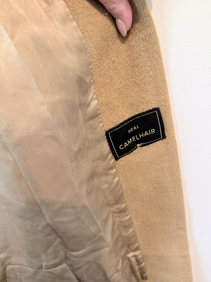 Camelhair Size U/Arm to U/Arm 58cm Vintage-Style Long Coat