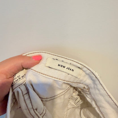 Cotton On Size 6 White Slim-Leg Denim Jeans