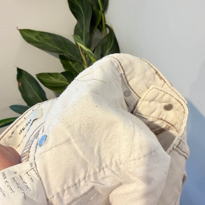 Cotton On Size 6 White Slim-Leg Denim Jeans