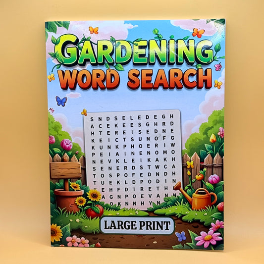 Gardening Word Search by Louby Lion Books