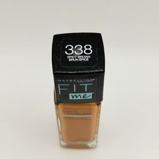 Maybelline Fit Me Matte + Poreless Foundation 338 Spicy Brown 30ml