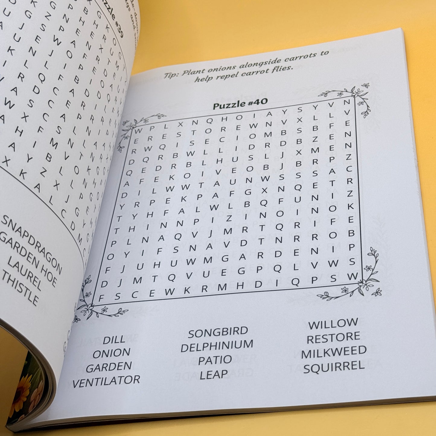 Gardening Word Search by Louby Lion Books