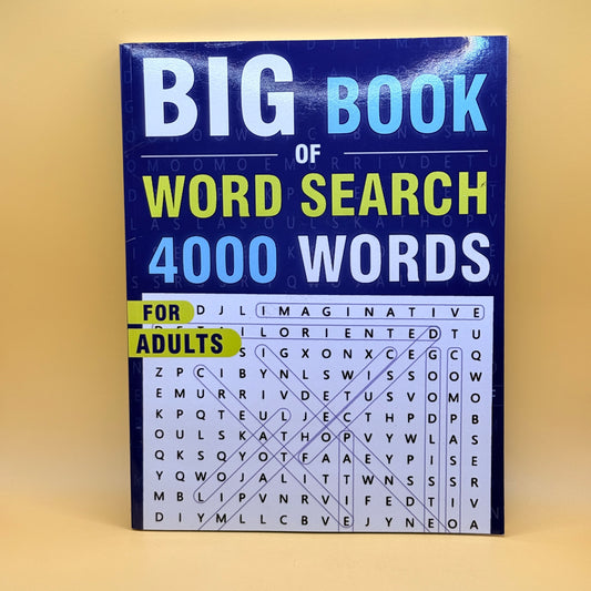 Big Book of Word Search: 4000 Words (For Adults)