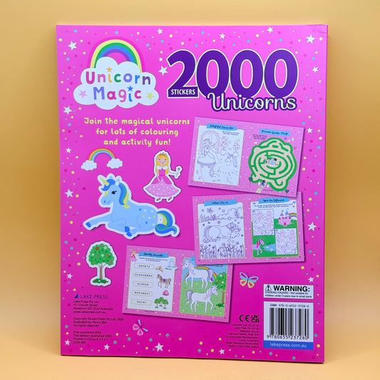 Unicorn Magic: 2000 Stickers Unicorns