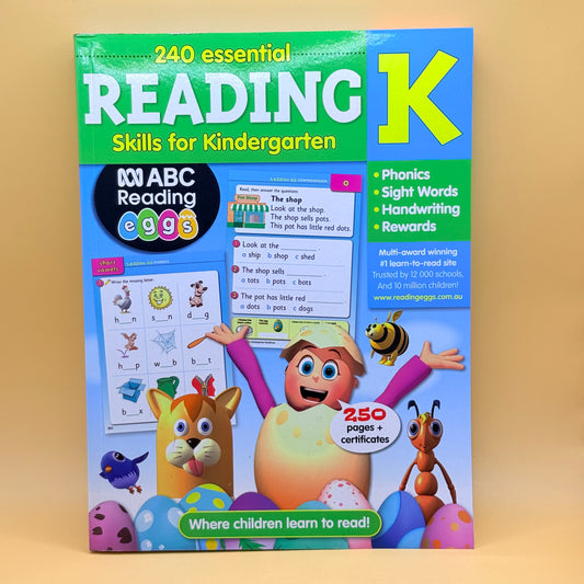 ABC Reading Eggs: 240 Essential Reading Skills for Kindergarten (K)