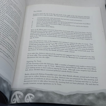 The Treaty of Waitangi / Te Tiriti o Waitangi by Mauriora Productions Ltd.