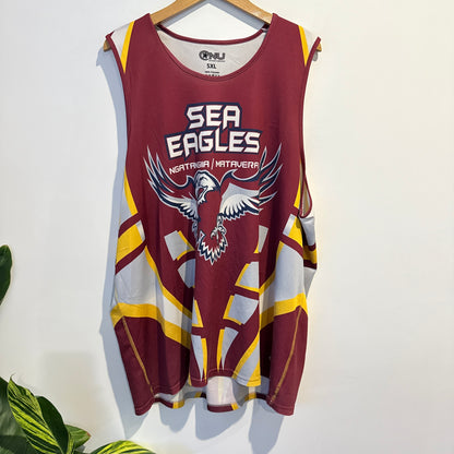 ONU Sportswear Sea Eagles Ngatangiia Matavera Singlet Maroon - 5XL