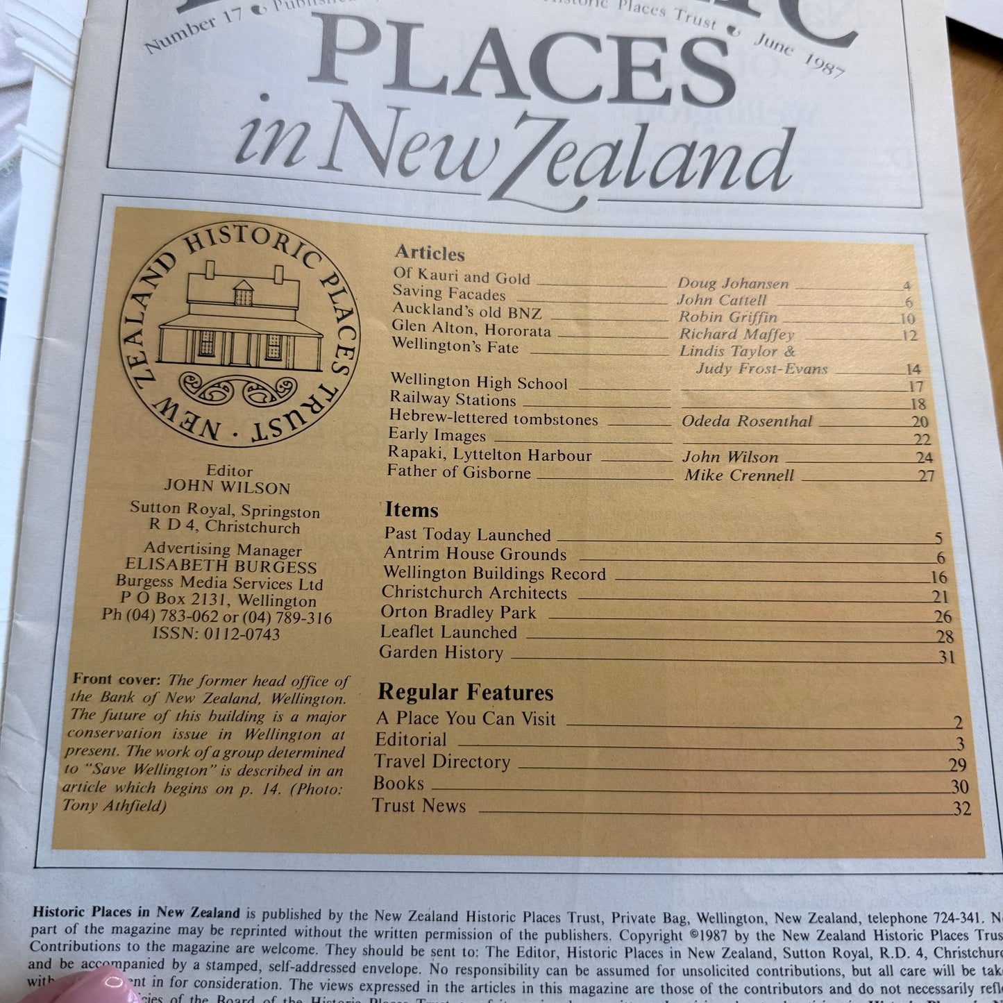 Historic Places in New Zealand by the New Zealand Historic Places Trust #17