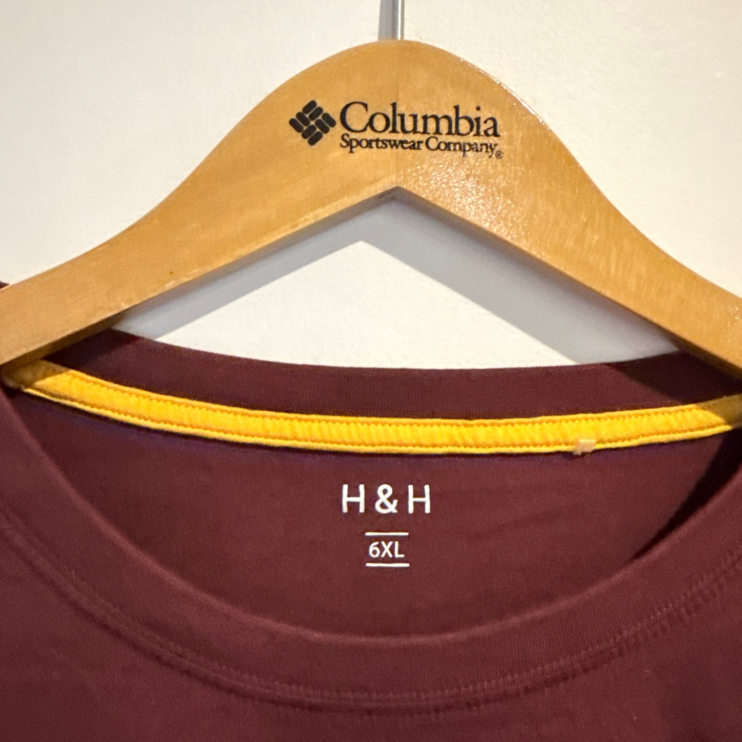 H&H Short Sleeve T-Shirt Maroon Aotearoa Graphic - 6XL