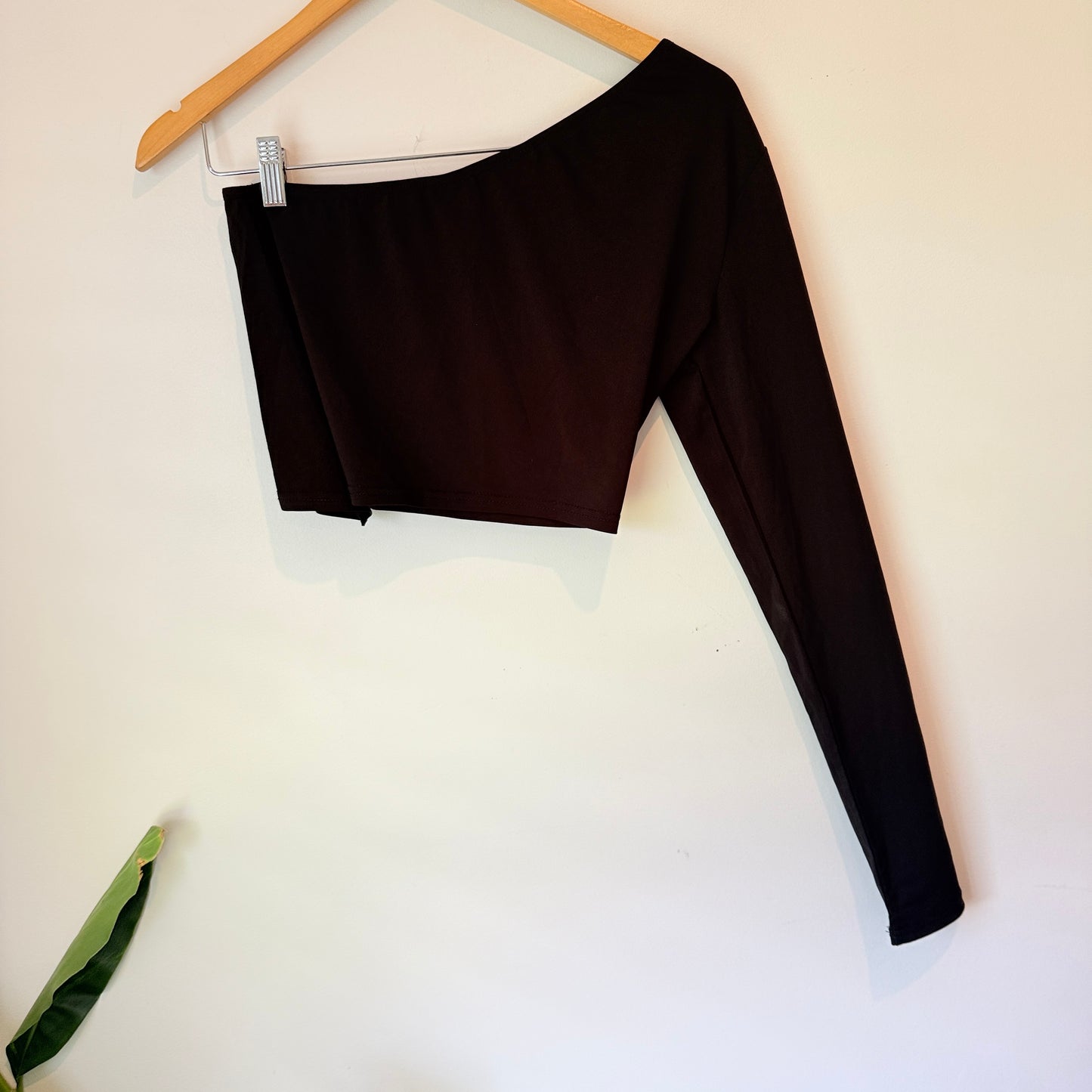Glassons One-Shoulder Long Sleeve Top Size M