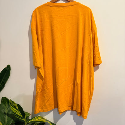 Men's Collection Basic Cotton Crew Neck Tee Golden Yellow - 5XL