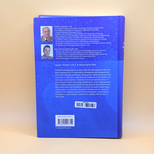Measuring the Skin by Pierre Agache & Philippe Humbert