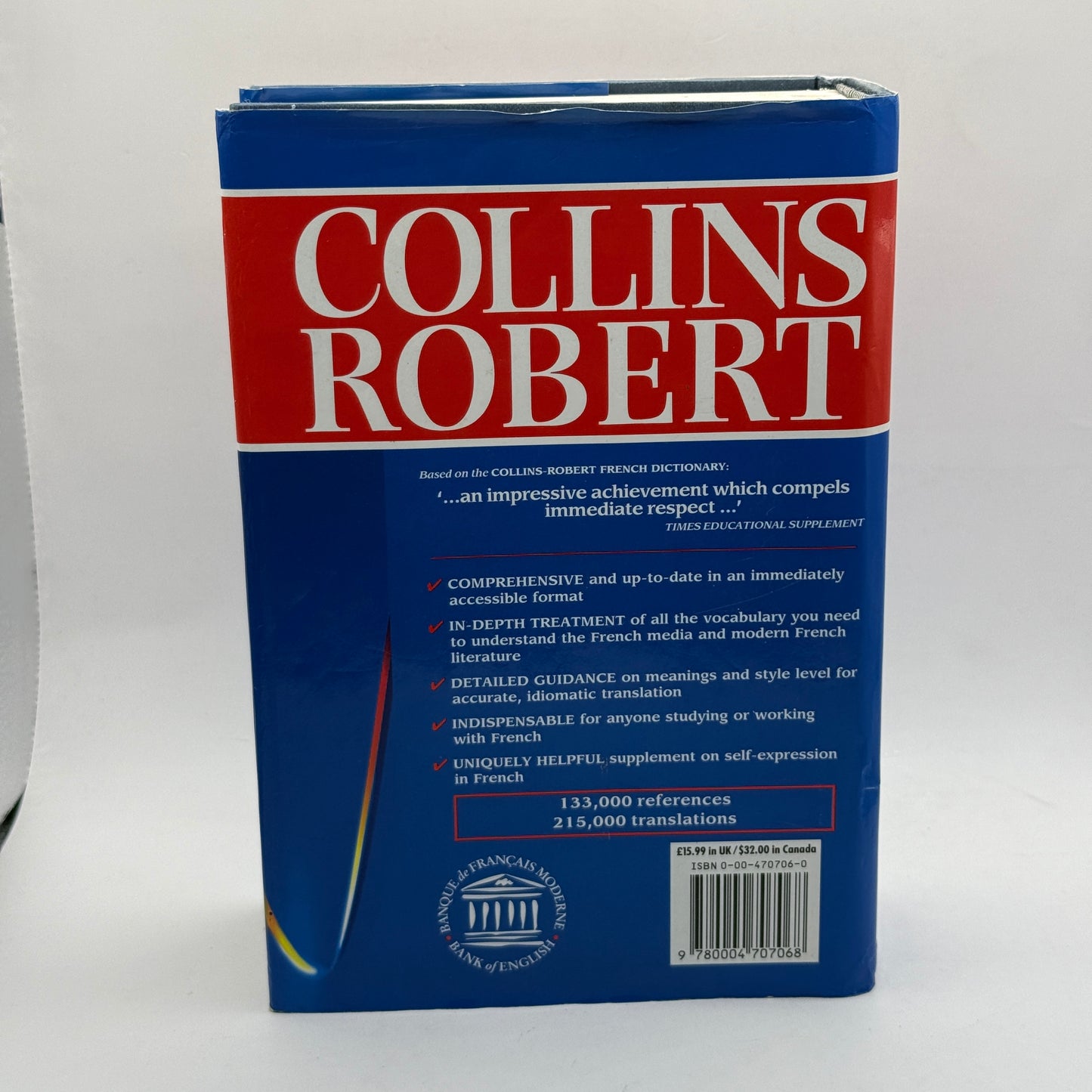 Collins Robert French Concise Dictionary by Collins & Le Robert