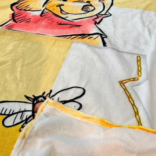 Winnie the Pooh Lightweight Plush Blanket 130 x 150 cm