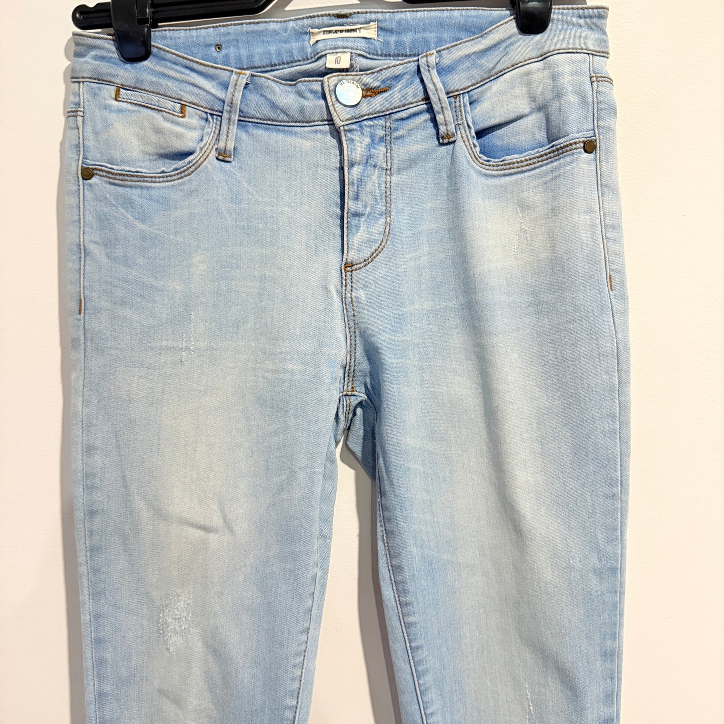 RE: Denim Skinny Jeans Light Blue - 10