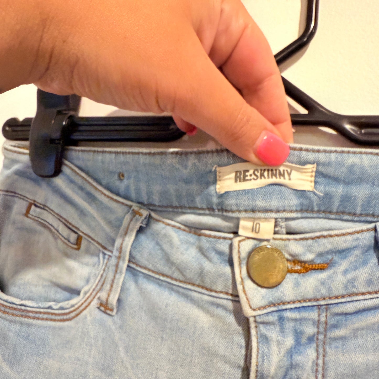 RE: Denim Skinny Jeans Light Blue - 10