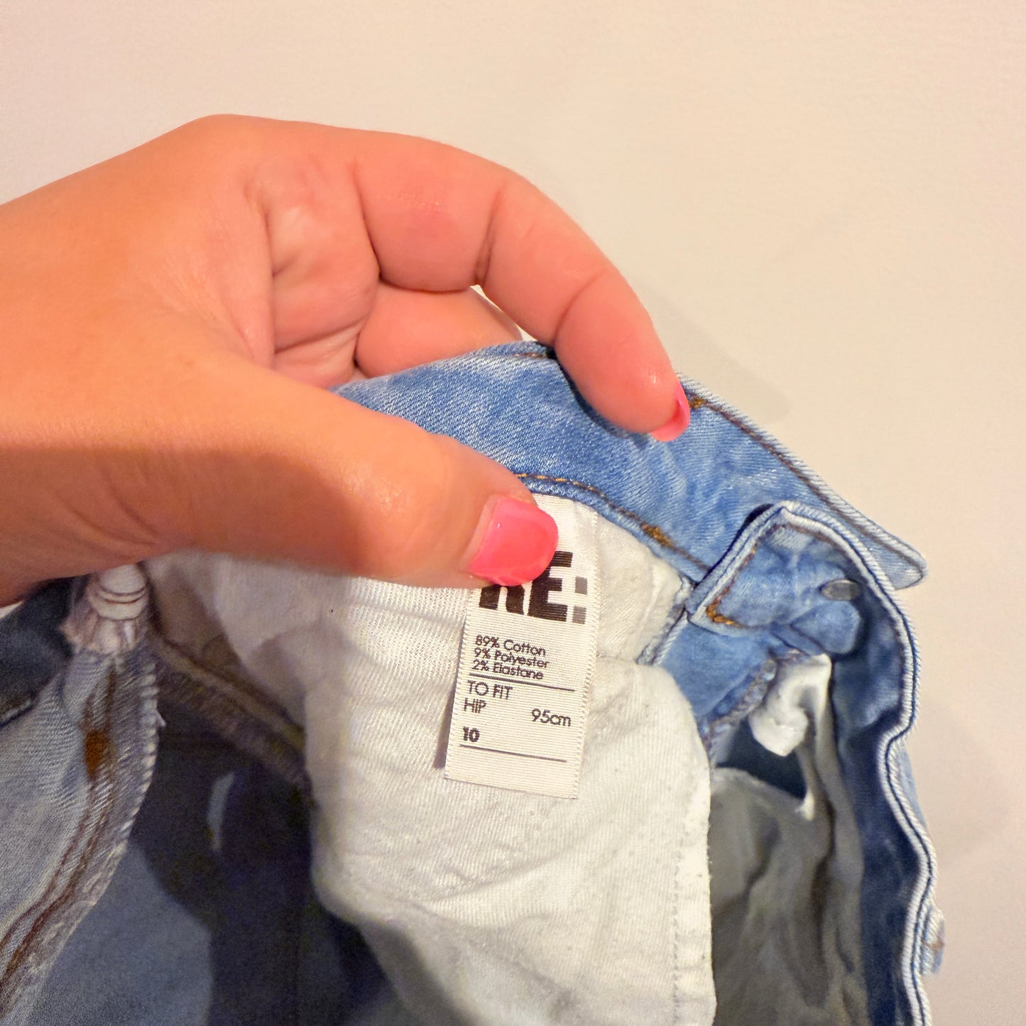 RE: Denim Skinny Jeans Light Blue - 10