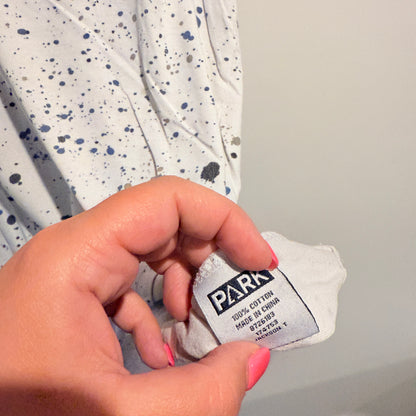 Park Paint Splatter Pocket Tee White - XLG