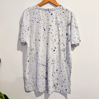 Park Paint Splatter Pocket Tee White - XLG