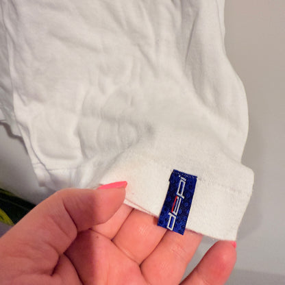 Depi White Scoop Neck T-Shirt - Size XXL