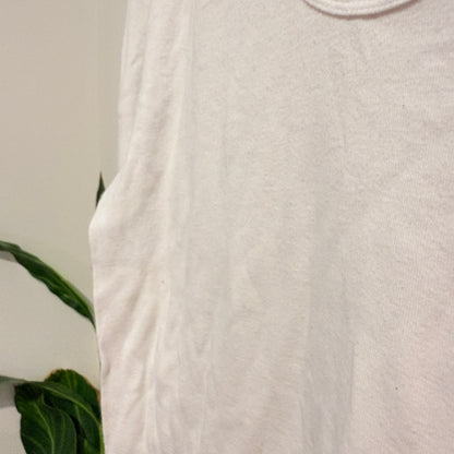 Depi White Scoop Neck T-Shirt - Size XXL