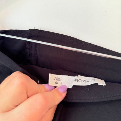 Glassons Black Corset-Style Bustier Top Size 10