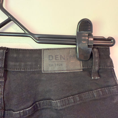 Glassons Denim Size 12 Black High-Waisted Super Skinny Jeans