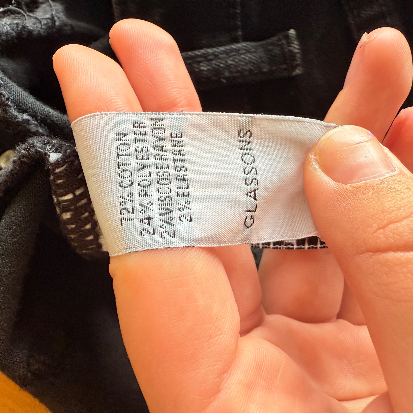 Glassons Denim Size 12 Black High-Waisted Super Skinny Jeans