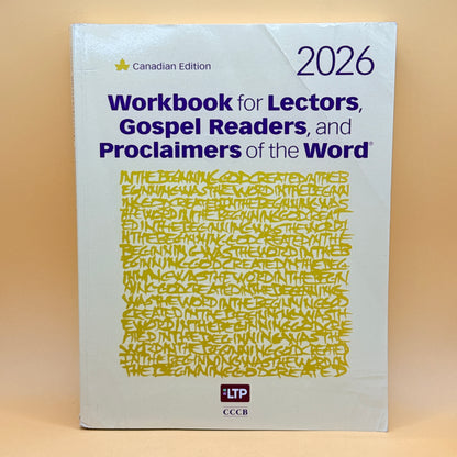 2026 Workbook for Lectors, Gospel Readers, and Proclaimers of the Word (Canadian Edition)