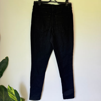 ANKO Skinny High Rise Black Jeans - Size 12