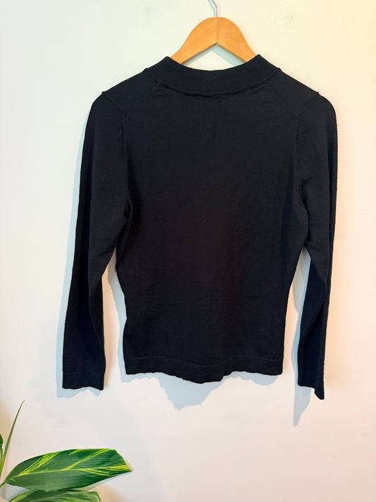 Visage (NZ Made) Size M Long-Sleeved 100% Merino Top
