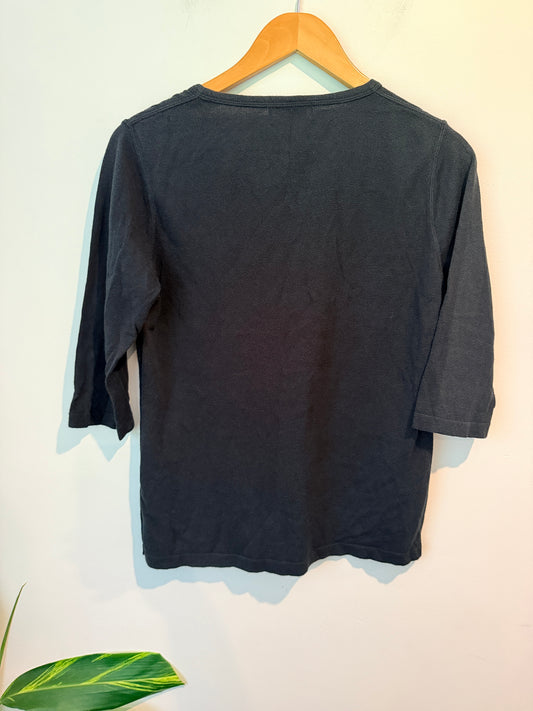 Visage (NZ Made) Size M V-Neck Sweater